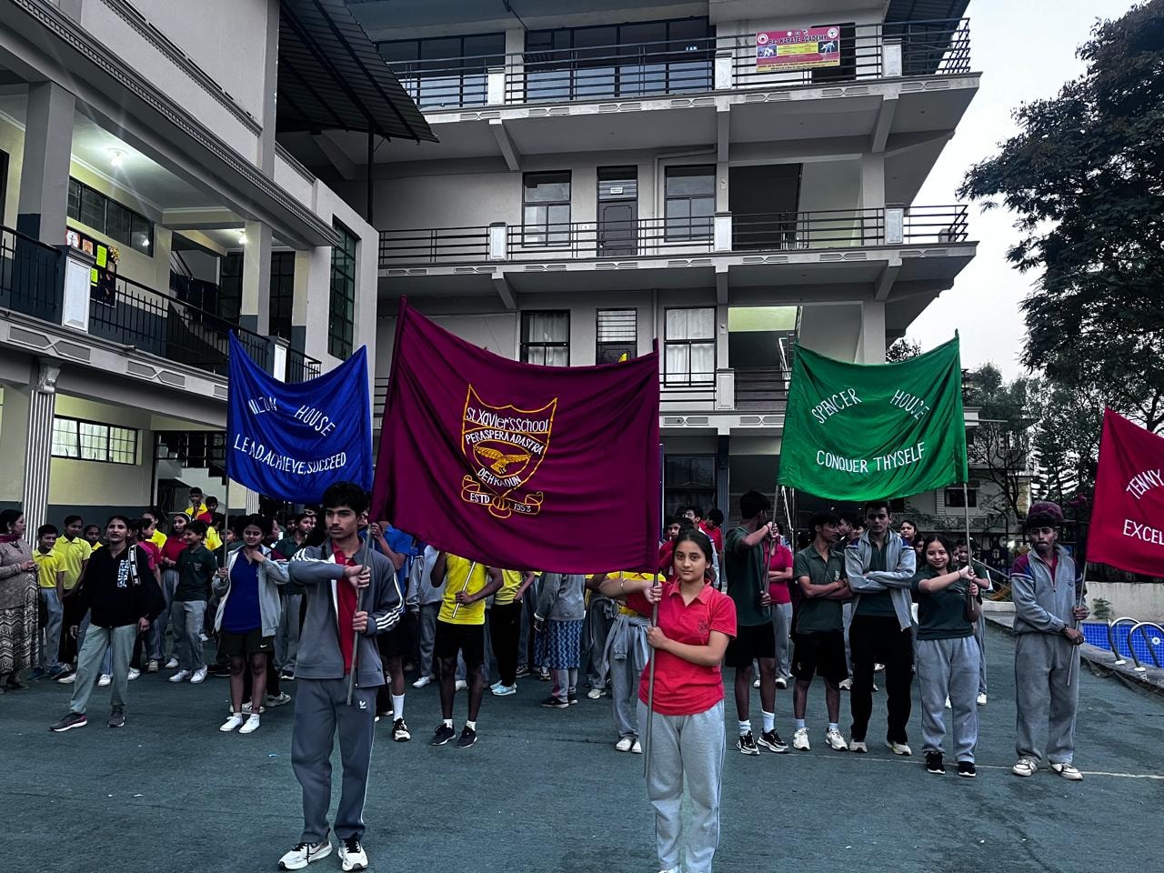 St. Xavier’s School, organized an Inter-House Marathon Race Competition